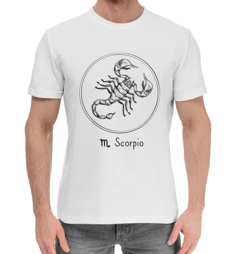 

Мужская хлопковая футболка Scorpio