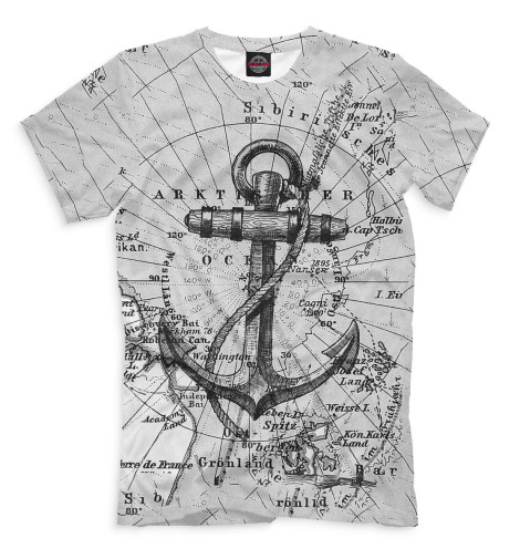 

Мужская футболка Якорь