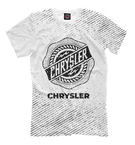 

Мужская футболка Chrysler гранж светлый