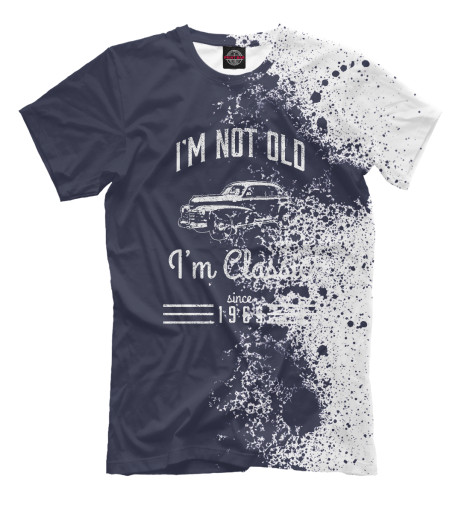 

Мужская футболка Not Old Classic Car 1965