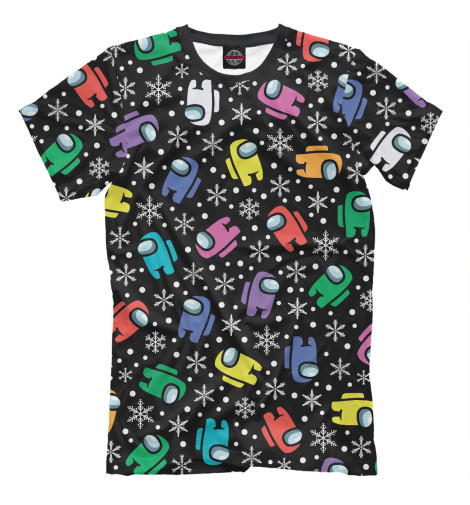 

Мужская футболка Among us New Year