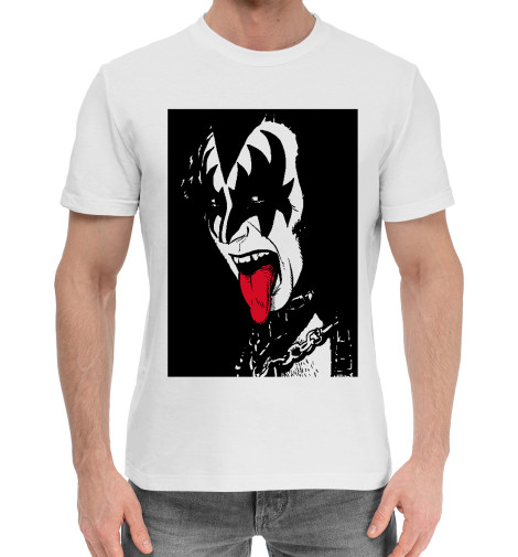 

Мужская хлопковая футболка Gene Simmons