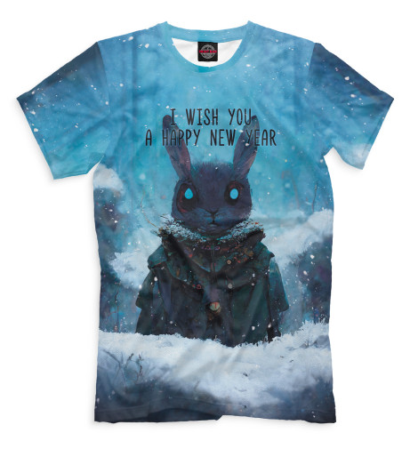 

Мужская футболка I wish you a happy new year
