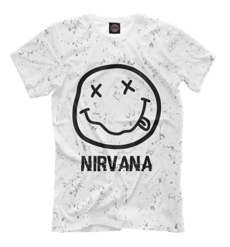 

Мужская футболка Nirvana Glitch Light