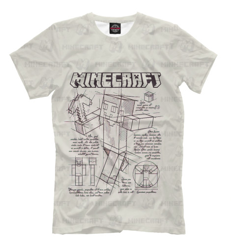 

Мужская футболка Майнкрафт