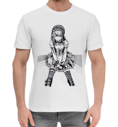 

Мужская хлопковая футболка Аниме