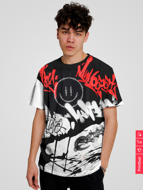 

Мужская футболка Граффити