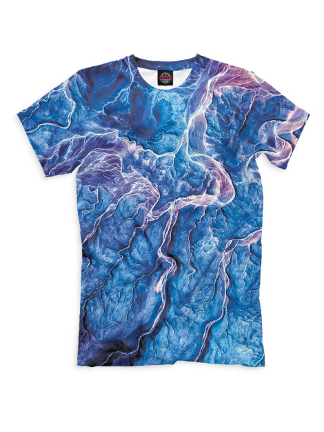 

Мужская футболка Разводы краски