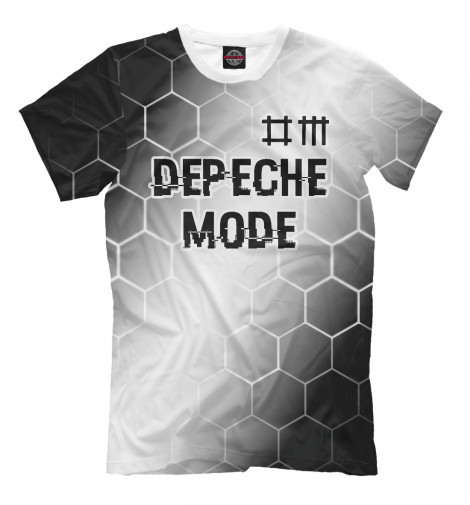 

Мужская футболка Depeche Mode Glitch Light (градиент)