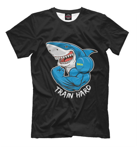 

Мужская футболка Спортивная Акула