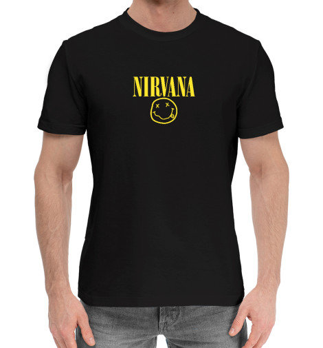 

Мужская хлопковая футболка Nirvana