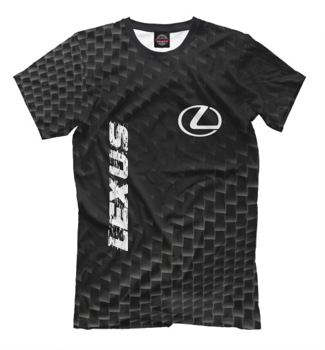

Мужская футболка Lexus Карбоновый фон