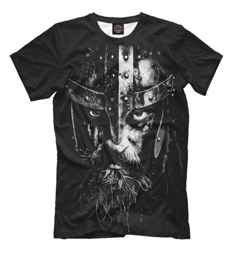 

Мужская футболка Суровый викинг в шлеме