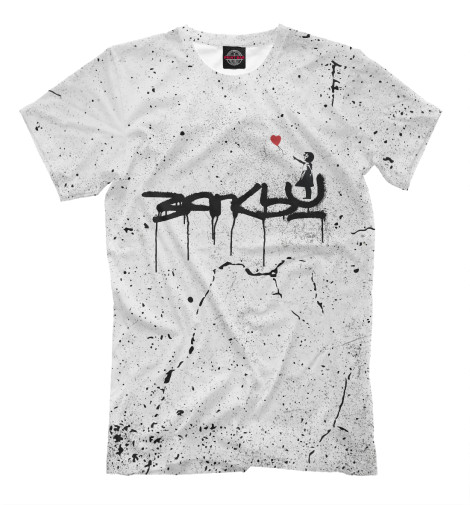 Мужская футболка Banksy Бэнкси девочка  - купить