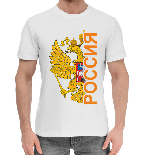

Мужская хлопковая футболка Россия