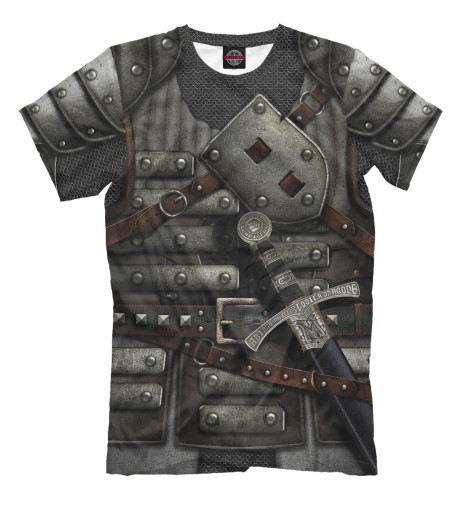 Мужская футболка Доспехи тевтонского рыцаря  - купить