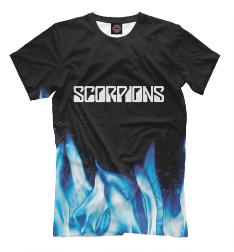 

Мужская футболка Scorpions Blue Fire