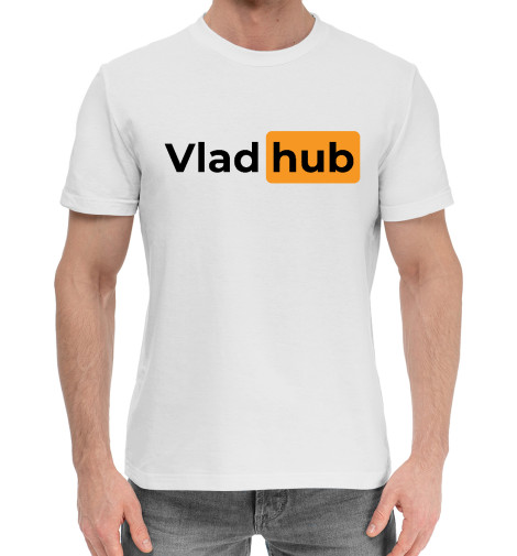 

Мужская хлопковая футболка Vlad + Hub