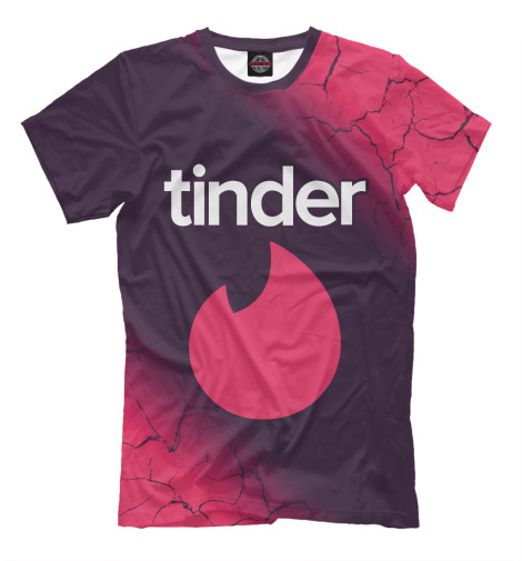 

Мужская футболка Тиндер - Градиент