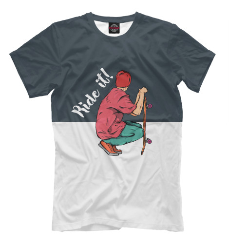 

Мужская футболка Скейтбординг