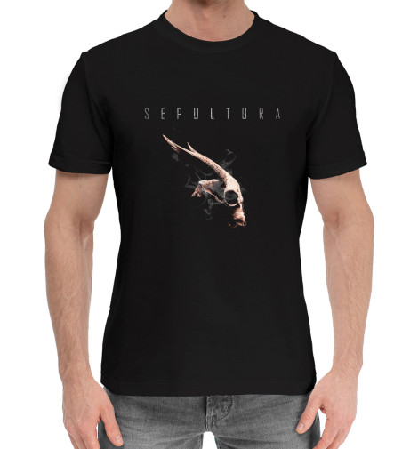 

Мужская хлопковая футболка Sepultura
