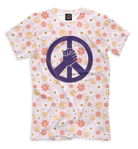 

Мужская футболка За мир