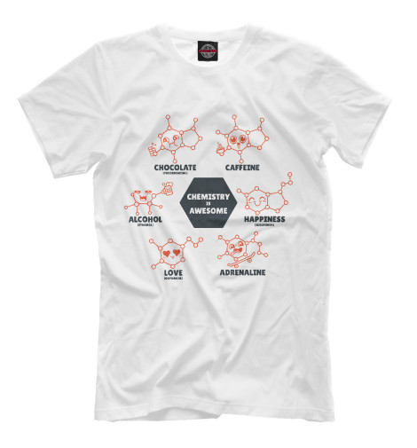 

Мужская футболка Химия это круто