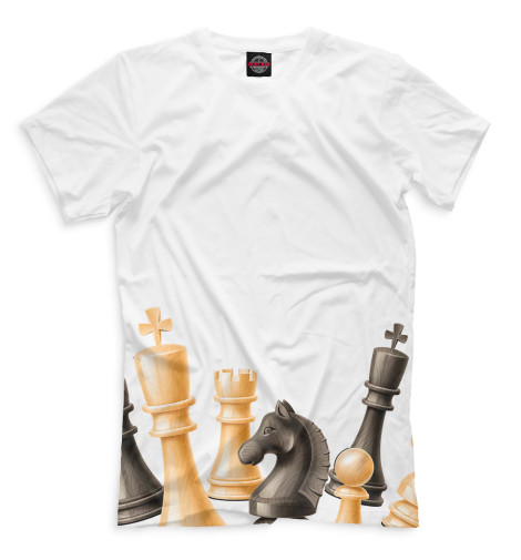 

Мужская футболка Большие шахматы