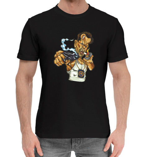 

Мужская хлопковая футболка Крепкий орешек