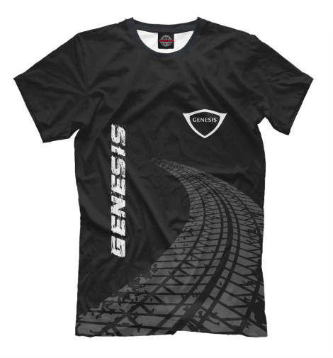 Мужская футболка Genesis Speed Tires на темном  - купить