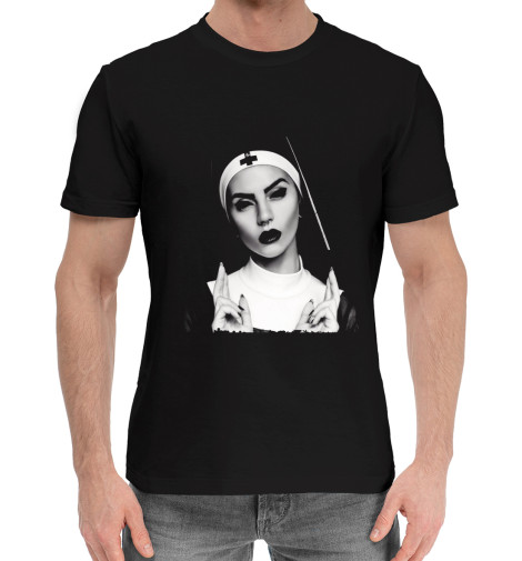 

Мужская хлопковая футболка NUN