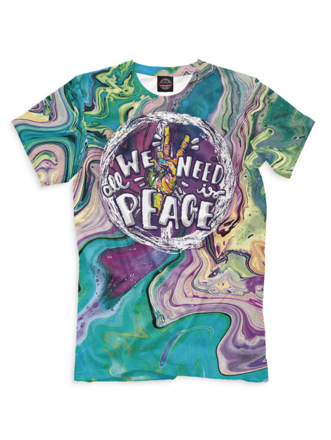 

Мужская футболка Peace