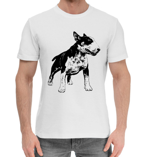 

Мужская хлопковая футболка Бесстрашный бультерьер