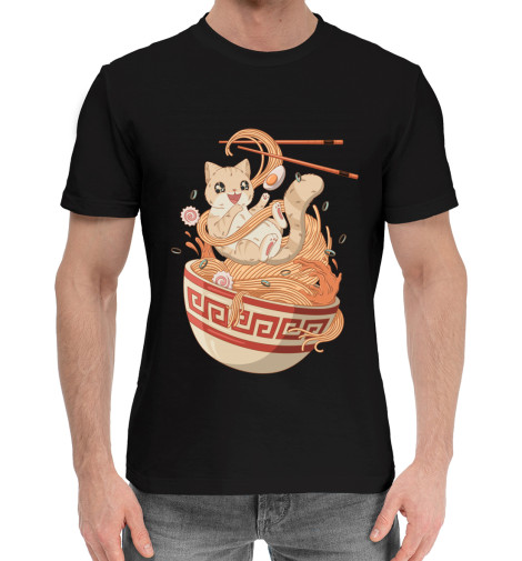 

Мужская хлопковая футболка Коты