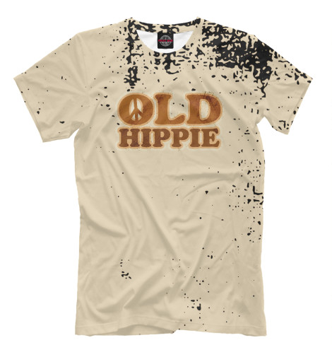 

Мужская футболка Old Hippie Peace Sign