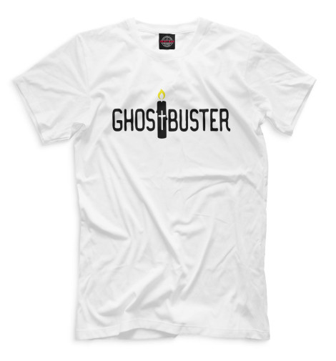 

Мужская футболка Ghost Buster white