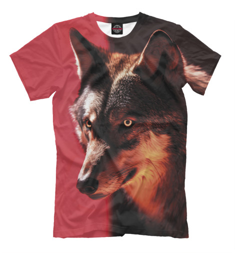 

Мужская футболка Волк с суровым взглядом