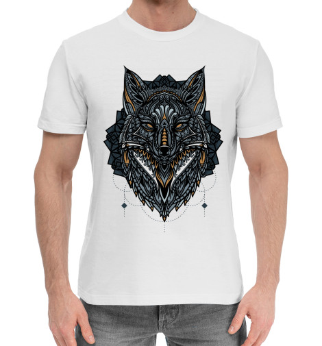 

Мужская хлопковая футболка Лисы