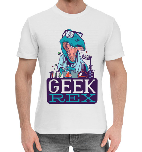 

Мужская хлопковая футболка Ученый