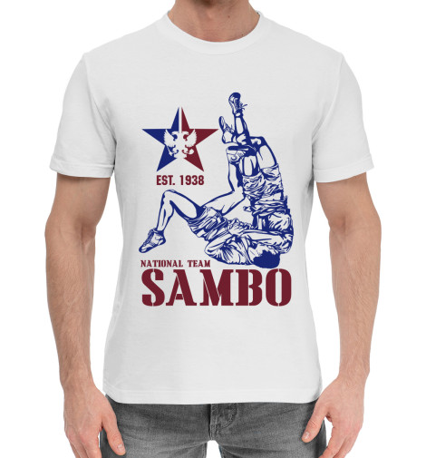 

Мужская хлопковая футболка Sambo