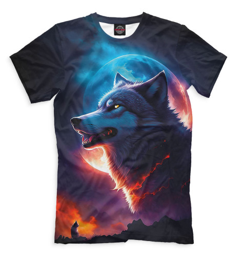 

Мужская футболка Волк