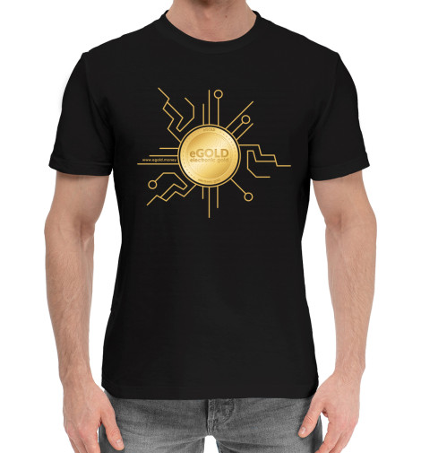 

Мужская хлопковая футболка Electogold eGOLD