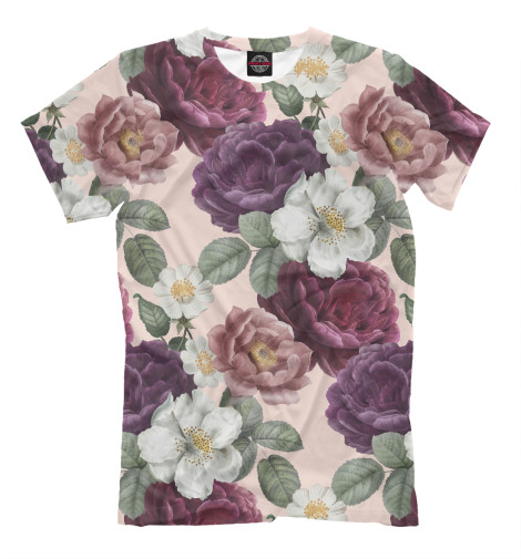 

Мужская футболка Живописные Розы
