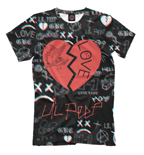 

Мужская футболка Lil Peep