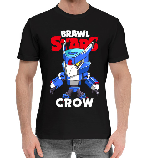 

Мужская хлопковая футболка Brawl Stars, Crow