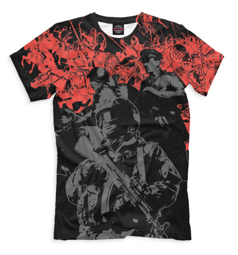 

Мужская футболка Воин