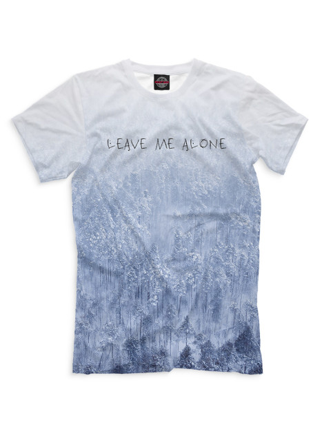 

Мужская футболка Leave me alone