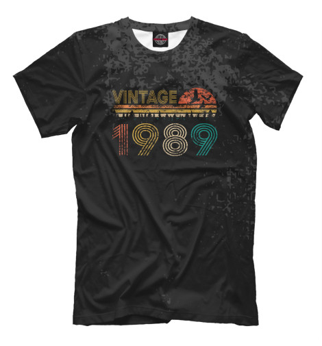 

Мужская футболка Vintage 1989