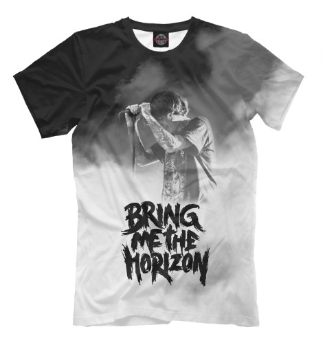 

Мужская футболка Bring Me the Horizon дым