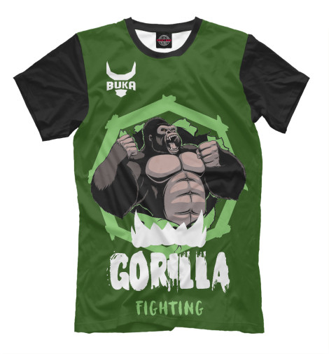 

Мужская футболка Gorilla Fighting